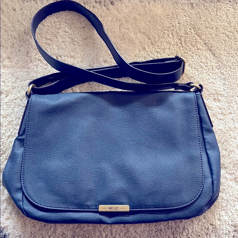 Relic Blue Crossbody Bag